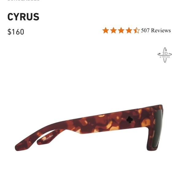 SPY “Cyrus” Sunglasses- Soft Camo Matte Tortoise - Picture 2 of 8